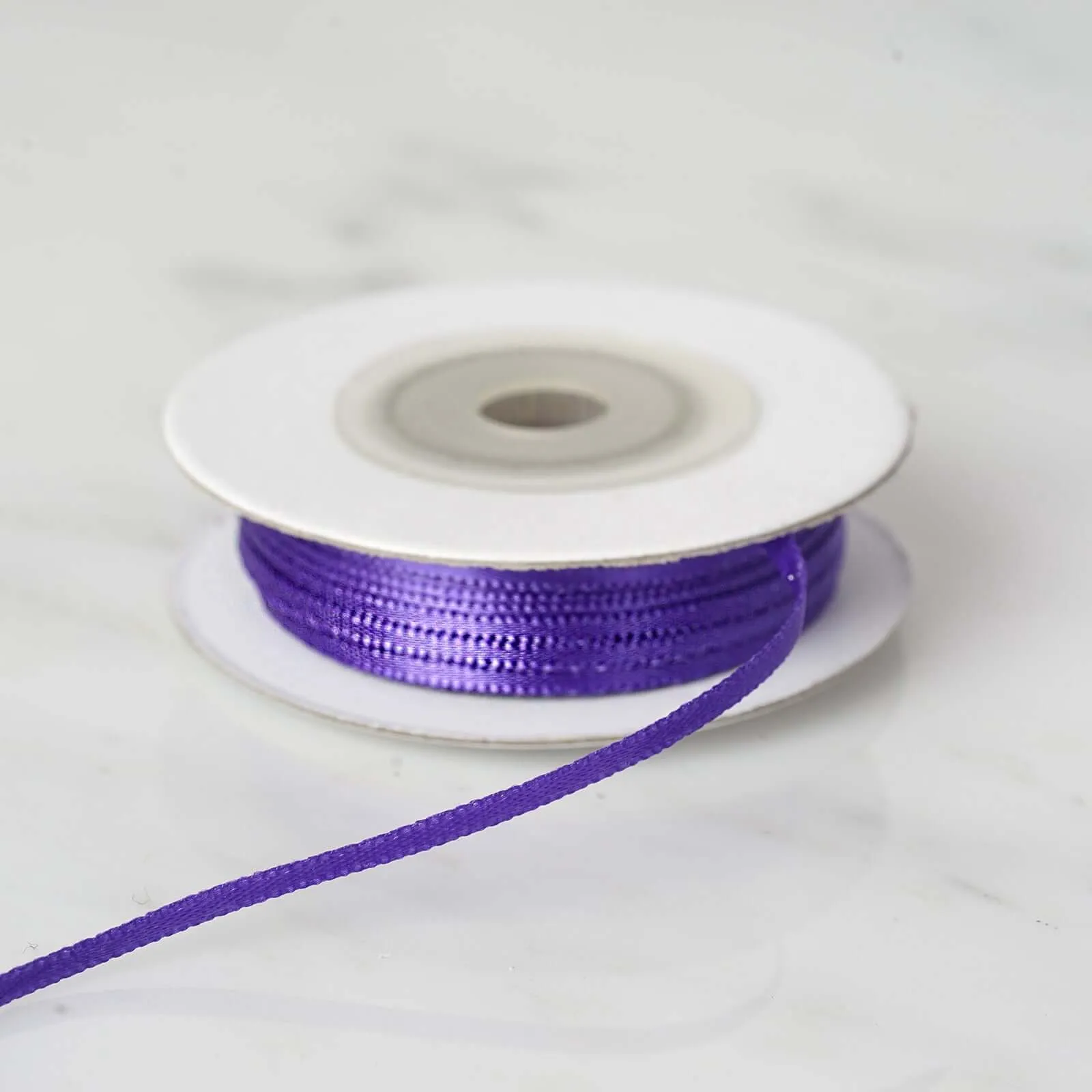 100 Yards 1 16" Purple Single Face Decorative Satin Ribbon