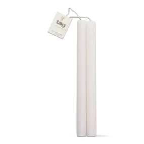 10" Straight White Candle