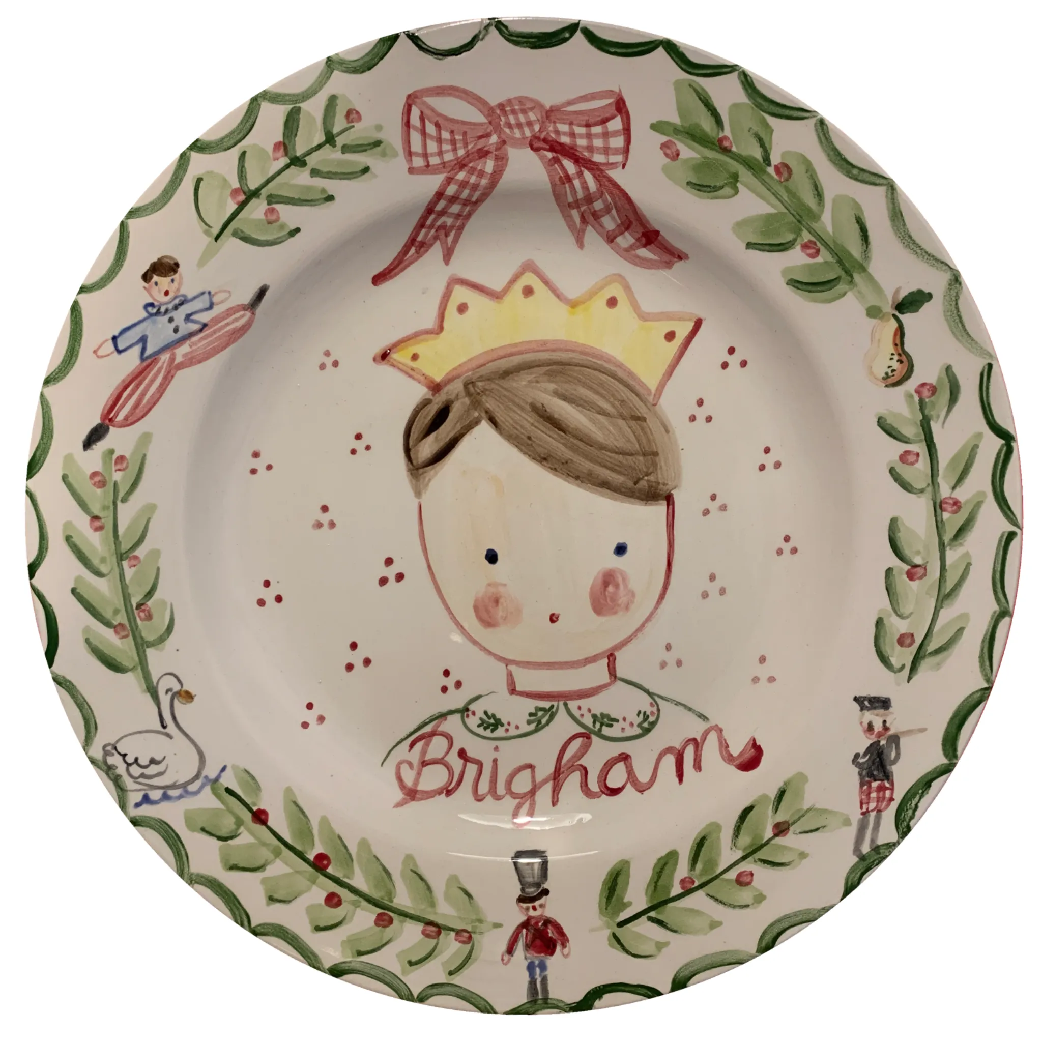 12 Days of Christmas Plate - Brigham