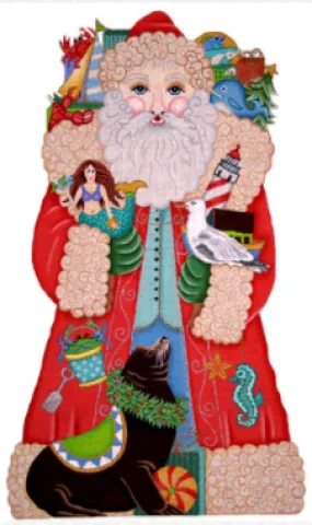 1719 Seashore Santa - 20"