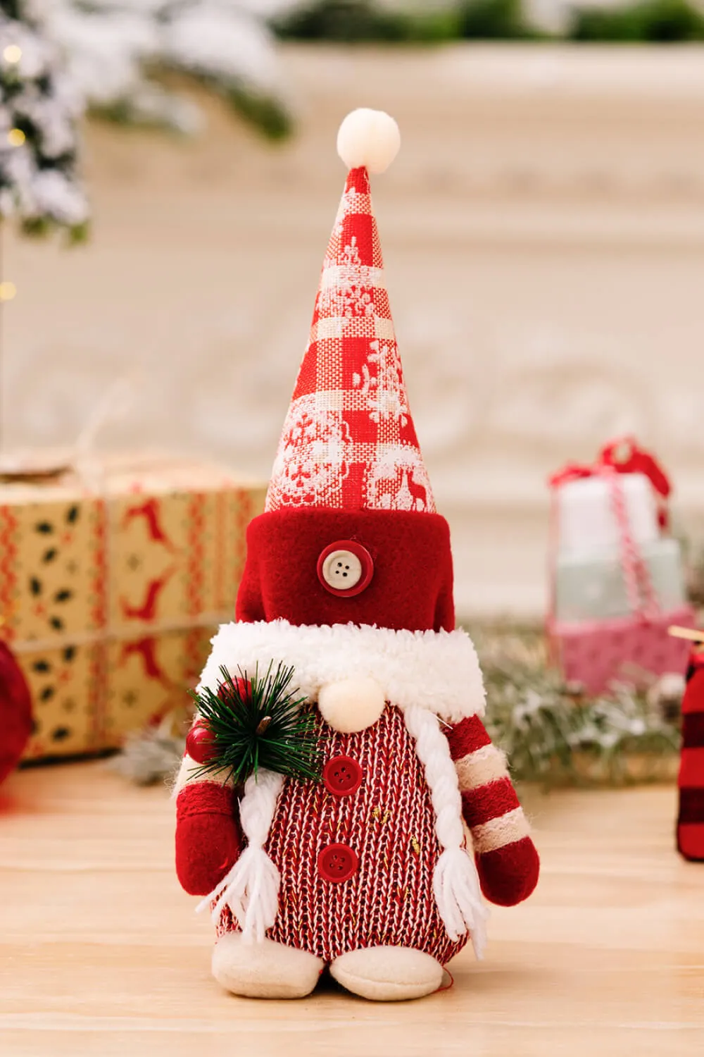 2-Pack Christmas Pointed Hat Gnomes