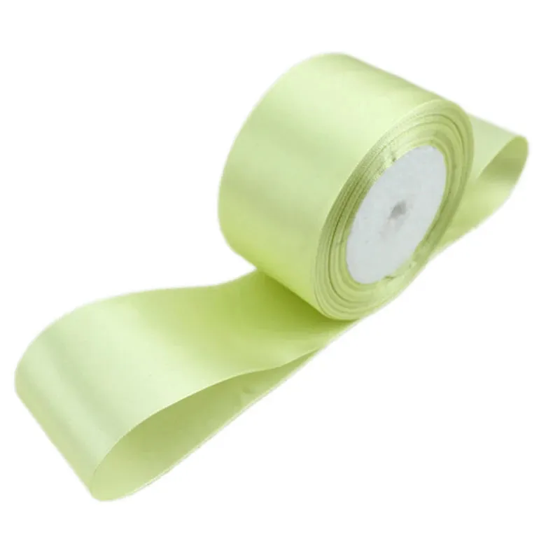 (25 yards/roll) 2'' (50mm) single face Satin Ribbon Webbing Decoration Gift Christmas Ribbons