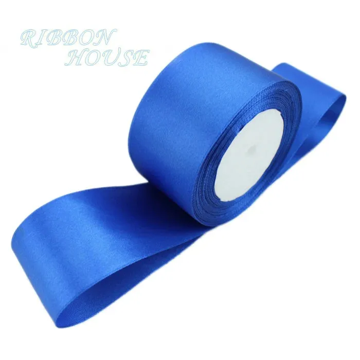 (25 yards/roll) 2'' (50mm) single face Satin Ribbon Webbing Decoration Gift Christmas Ribbons