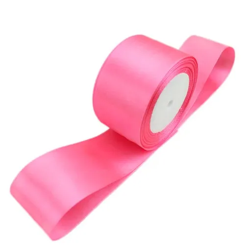 (25 yards/roll) 2'' (50mm) single face Satin Ribbon Webbing Decoration Gift Christmas Ribbons