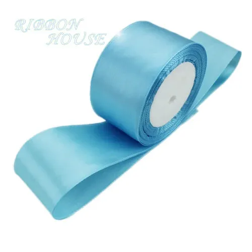 (25 yards/roll) 2'' (50mm) single face Satin Ribbon Webbing Decoration Gift Christmas Ribbons