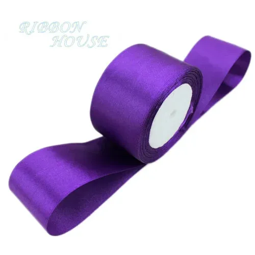 (25 yards/roll) 2'' (50mm) single face Satin Ribbon Webbing Decoration Gift Christmas Ribbons