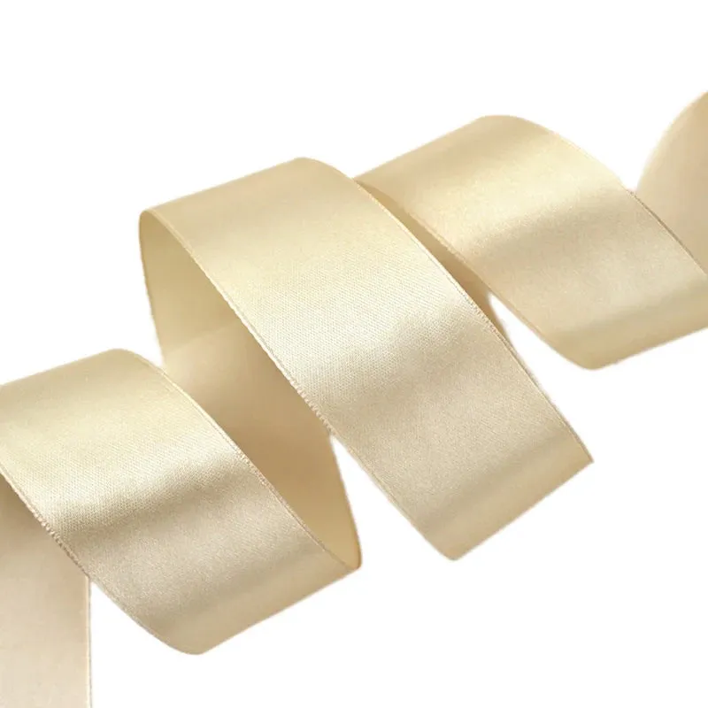 (25 yards/roll) 2'' (50mm) single face Satin Ribbon Webbing Decoration Gift Christmas Ribbons