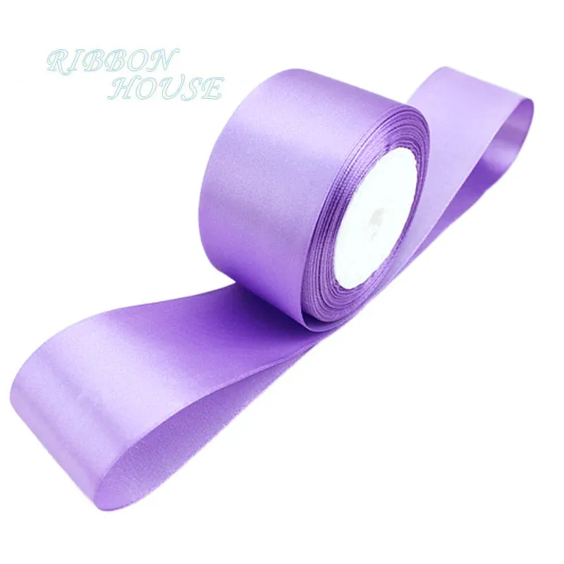 (25 yards/roll) 2'' (50mm) single face Satin Ribbon Webbing Decoration Gift Christmas Ribbons