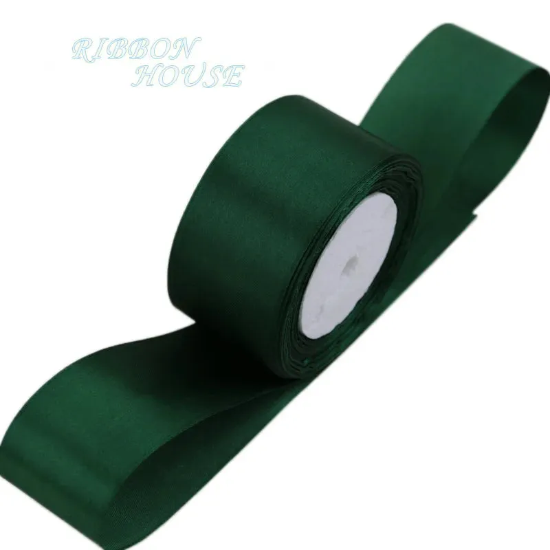 (25 yards/roll) 2'' (50mm) single face Satin Ribbon Webbing Decoration Gift Christmas Ribbons