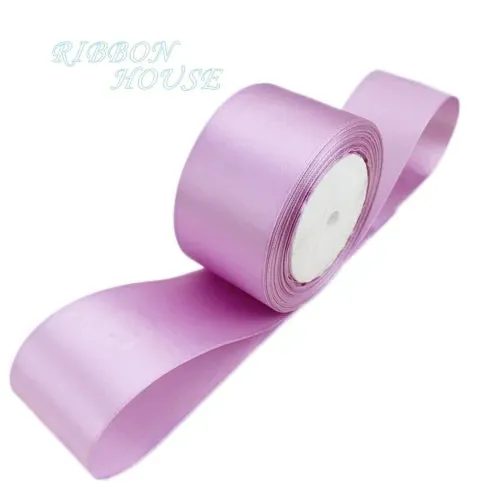 (25 yards/roll) 2'' (50mm) single face Satin Ribbon Webbing Decoration Gift Christmas Ribbons