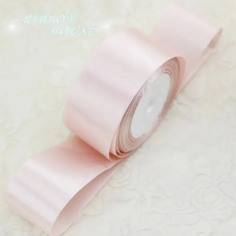 (25 yards/roll) 2'' (50mm) single face Satin Ribbon Webbing Decoration Gift Christmas Ribbons