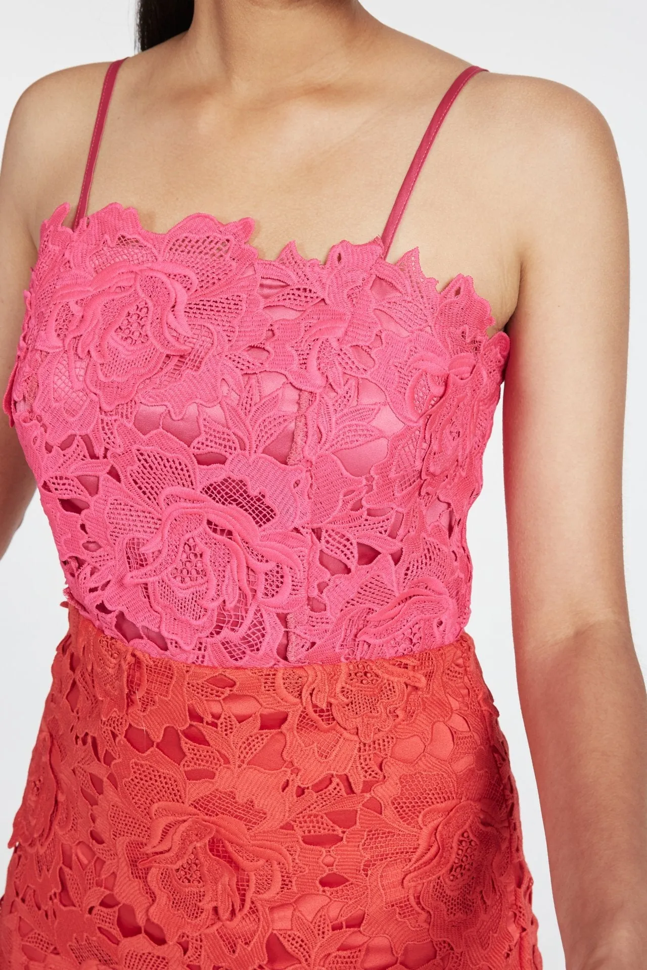 3D Floral Lace Dress