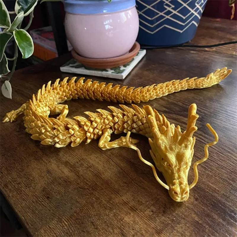 3D Printed Poseable Dragon