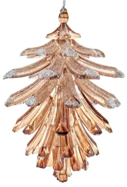 4" Natural Brown Pine Cone Ornament