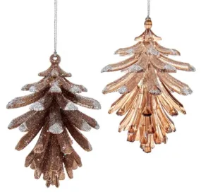 4" Natural Brown Pine Cone Ornament