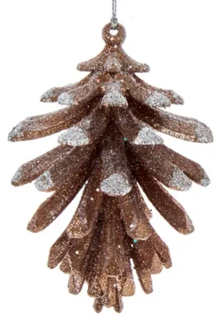 4" Natural Brown Pine Cone Ornament