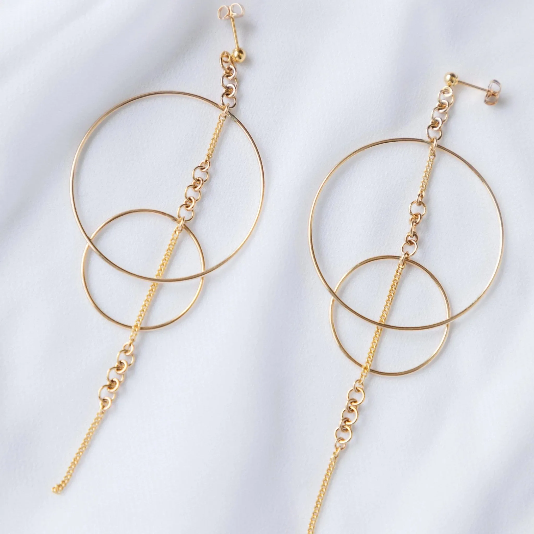 Alana Maria Arley Earrings, Gold