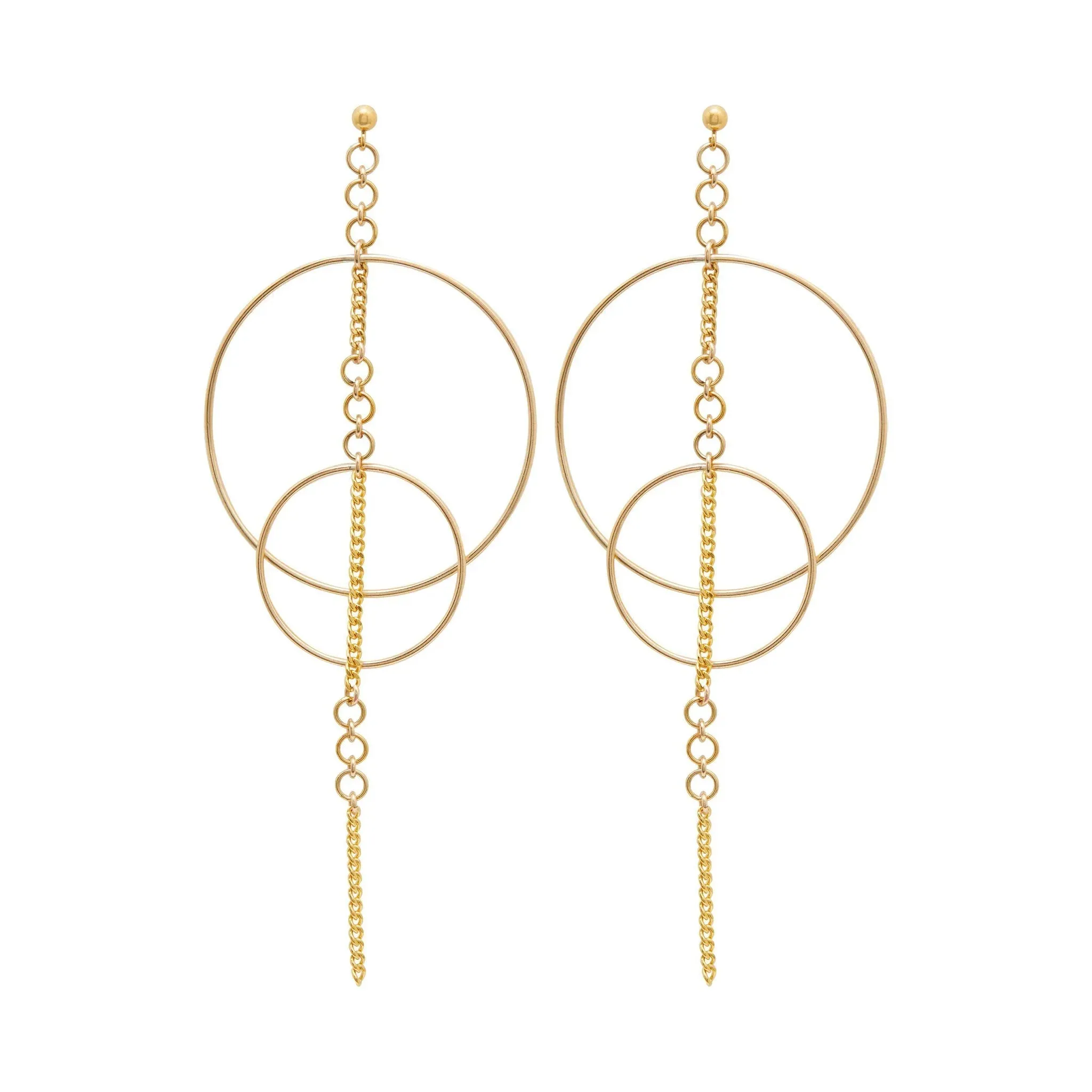 Alana Maria Arley Earrings, Gold