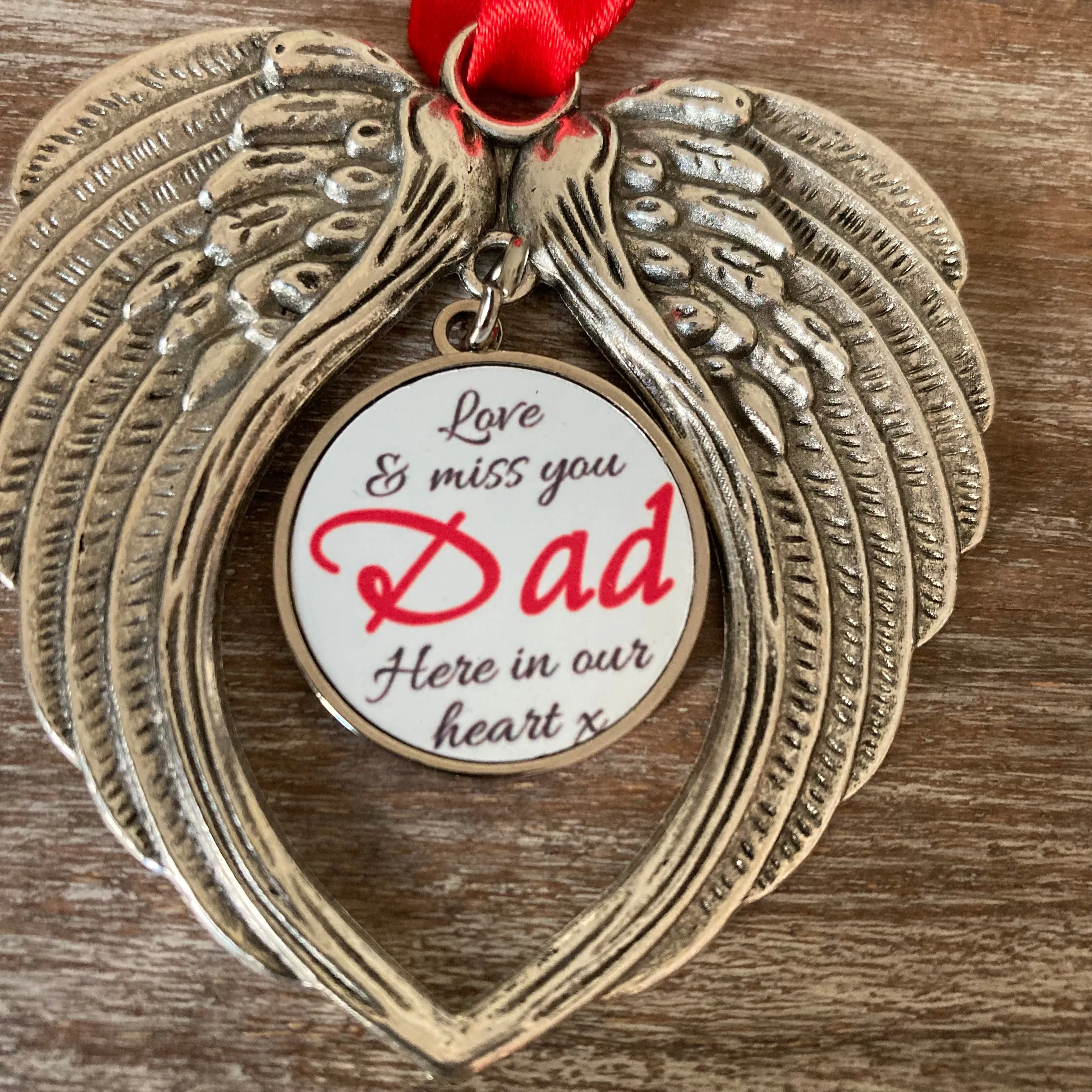 Angel Wings Personalised Decoration