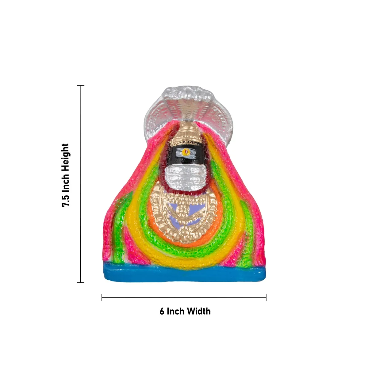 Arunachalam Clay Golu Bommai Set - 7.5 x 6 Inches | Giri Golu Doll/ Navaratri Golu Bomma/Gombe/Bommai