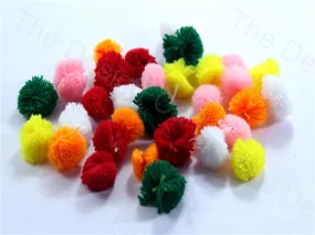 Assorted Pack of Standard Wool Pom Poms