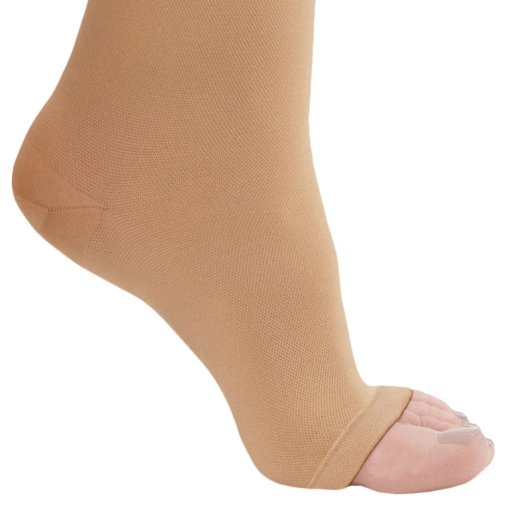 AW Style 322 Anti-Embolism Open Toe Knee High Stockings - 18 mmHg