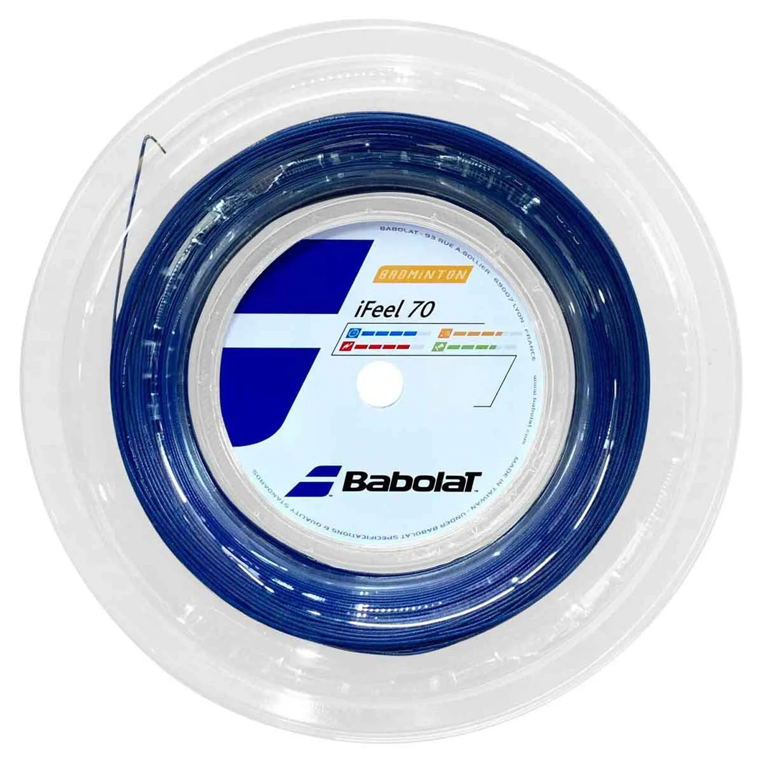 Babolat I Feel 70 Badminton String Reel, 200M