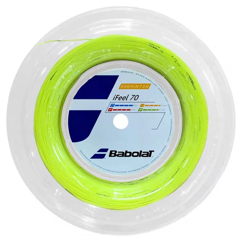 Babolat I Feel 70 Badminton String Reel, 200M