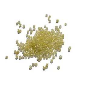 Baby Yellow Round Rocaille Glass Seed Beads