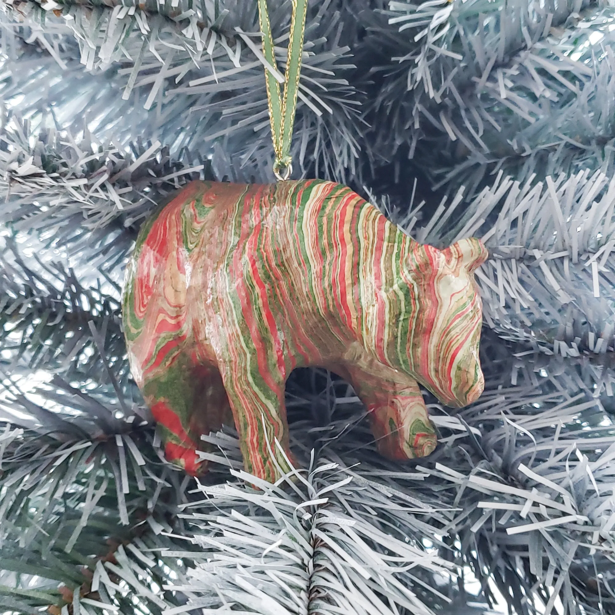 Bear Ornament OR Figuring by Pat K. Thomas