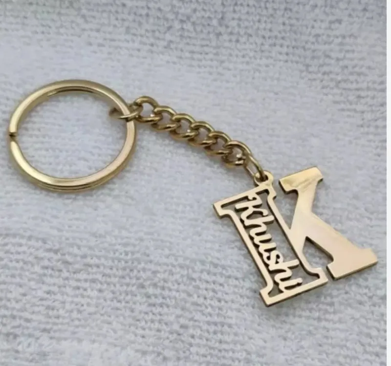 Big Font Name Keychain