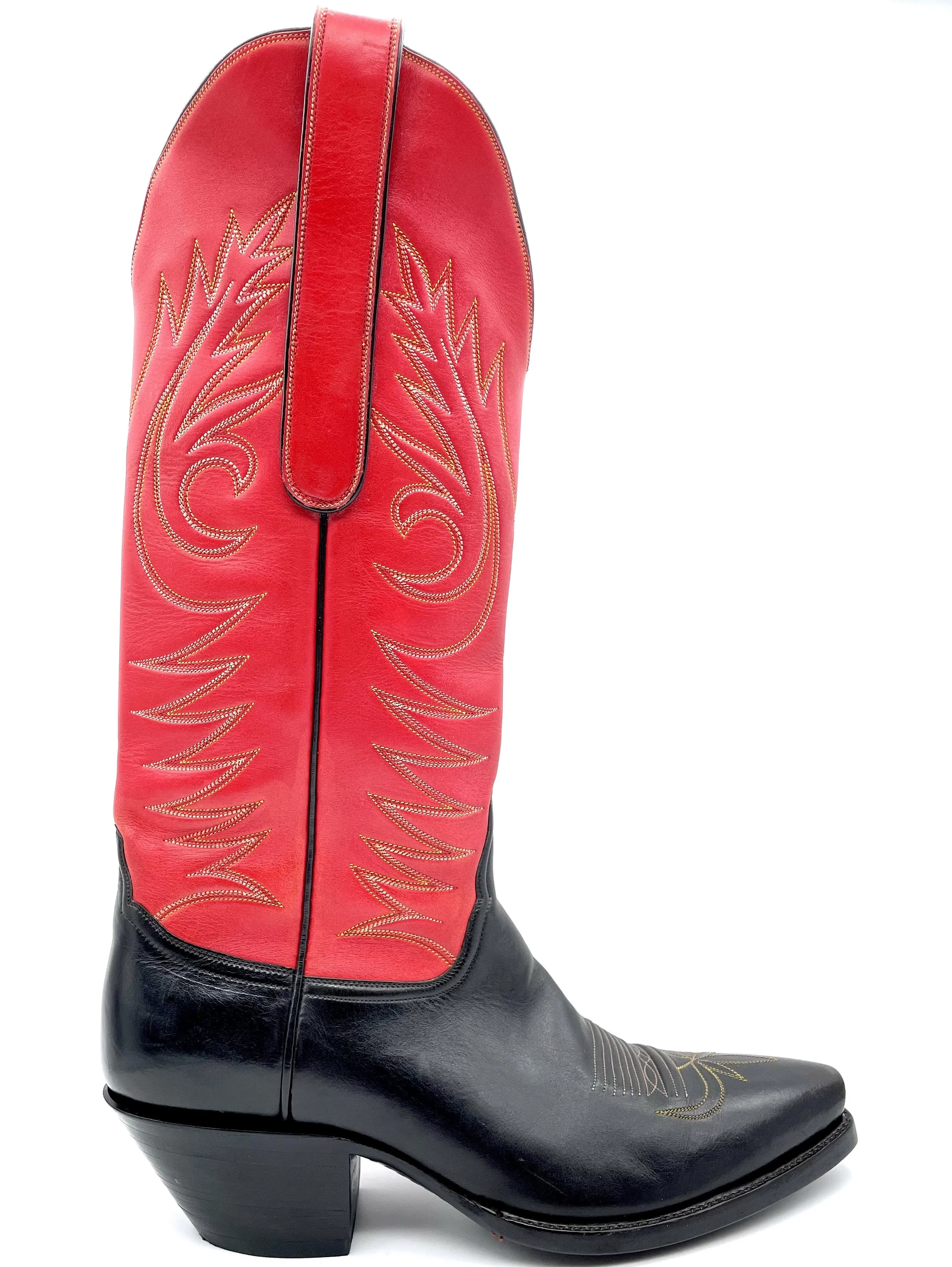 Black & Red Buffalo & Kangaroo Tres Outlaws Men's Classic -347