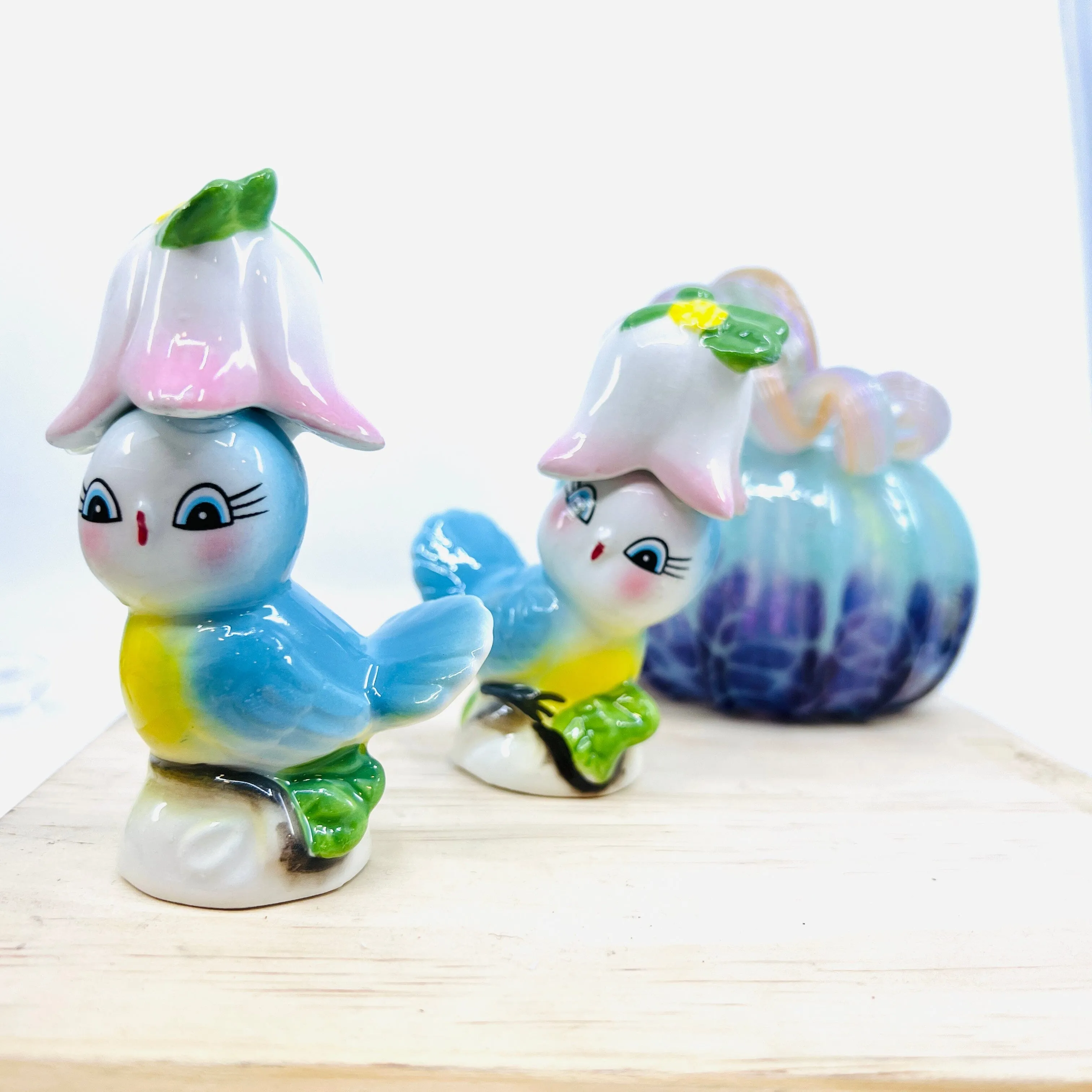 Blue Bird Salt and Pepper Shakers