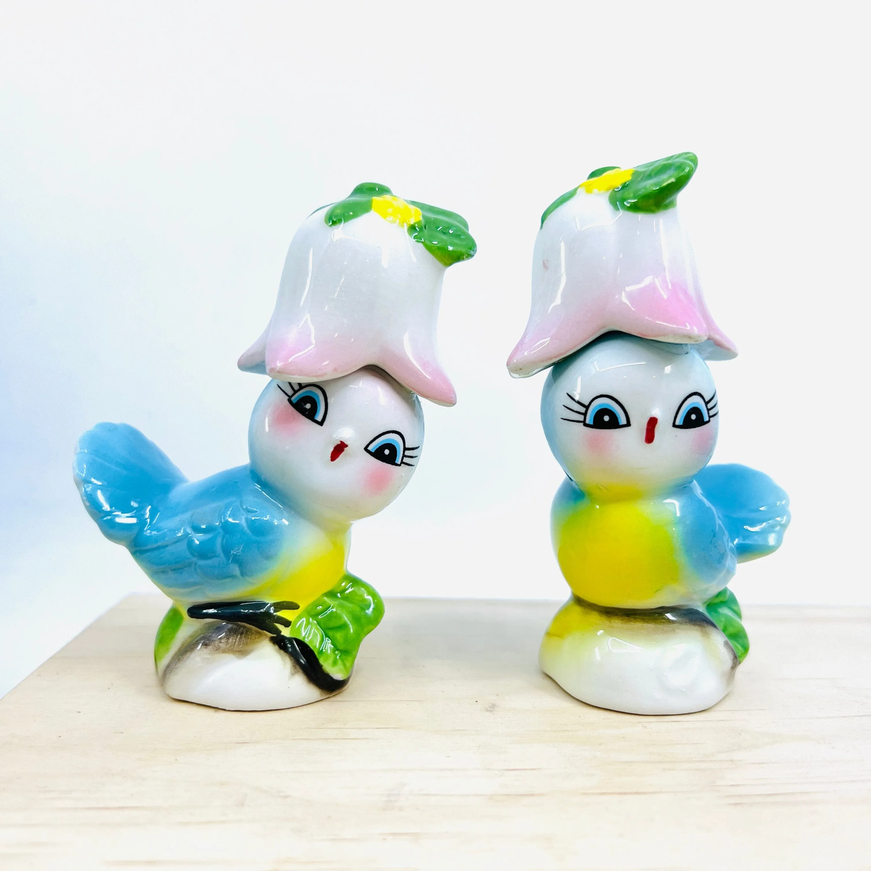 Blue Bird Salt and Pepper Shakers