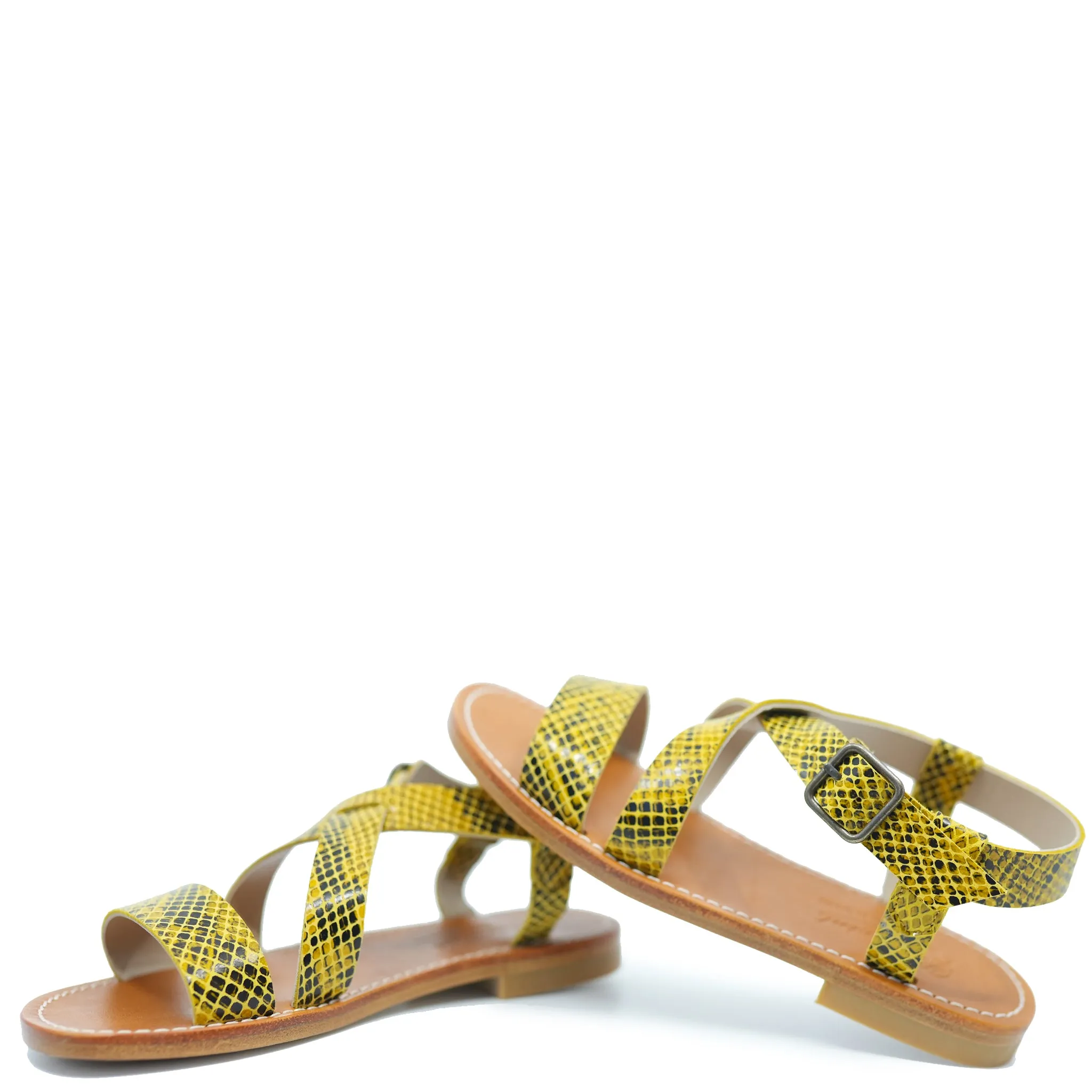 Bonpoint Snakeskin Sandal