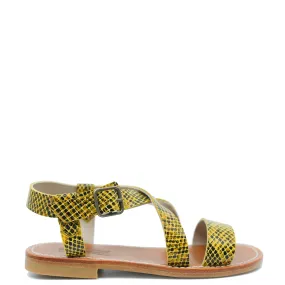 Bonpoint Snakeskin Sandal