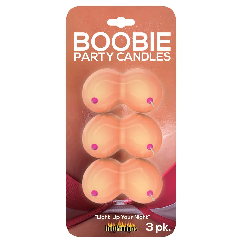 Boobie Party Candles 3-Pack