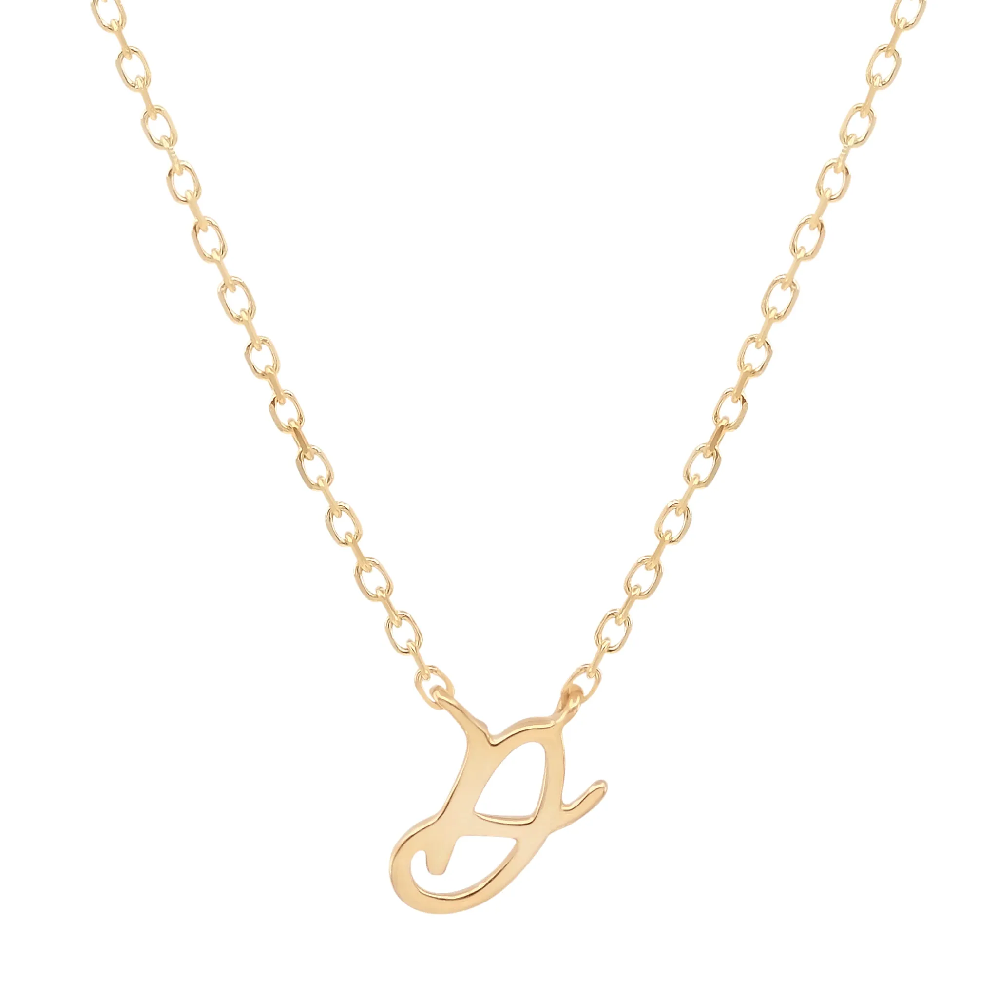 By Charlotte 14k Gold Love Letter Initial Necklace