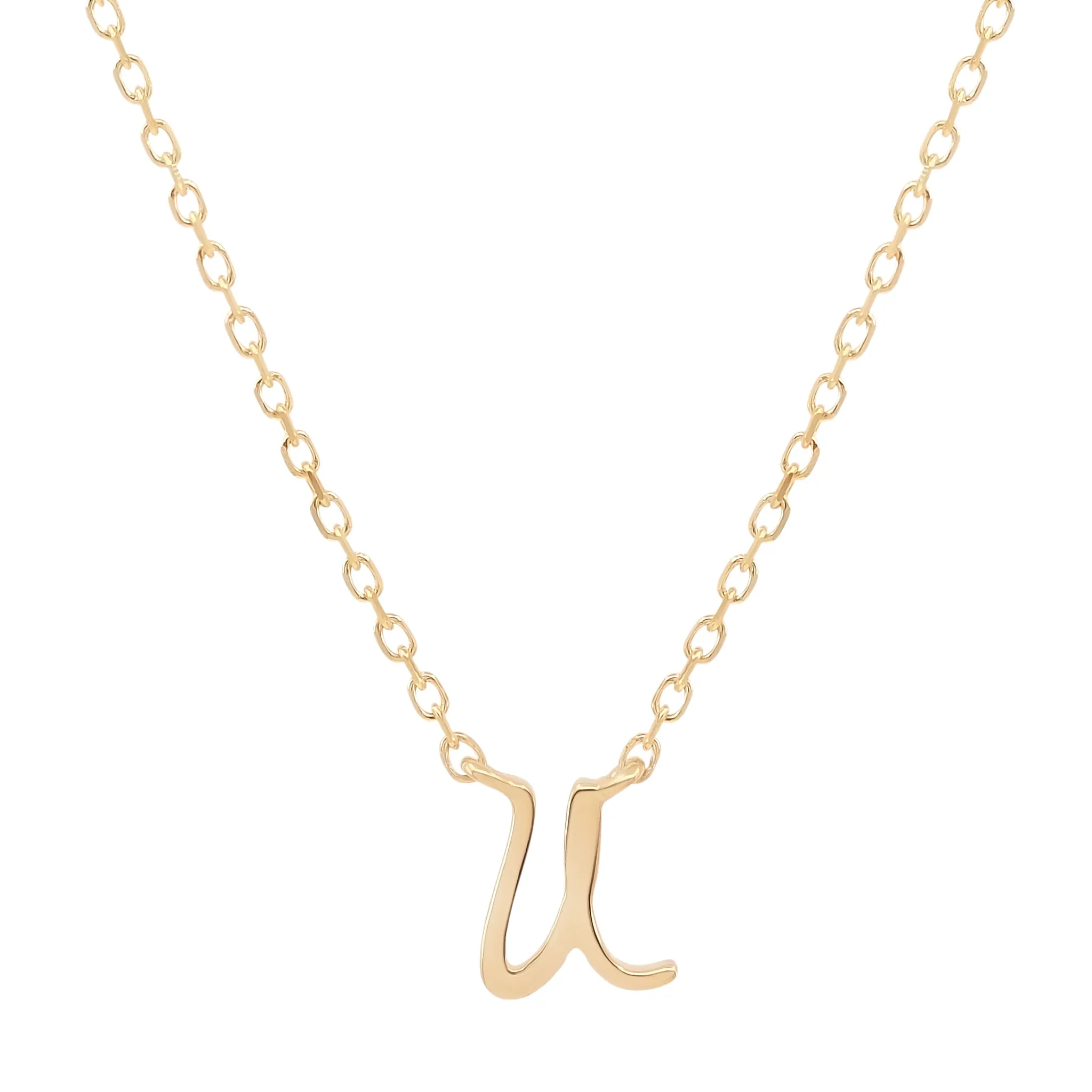 By Charlotte 14k Gold Love Letter Initial Necklace