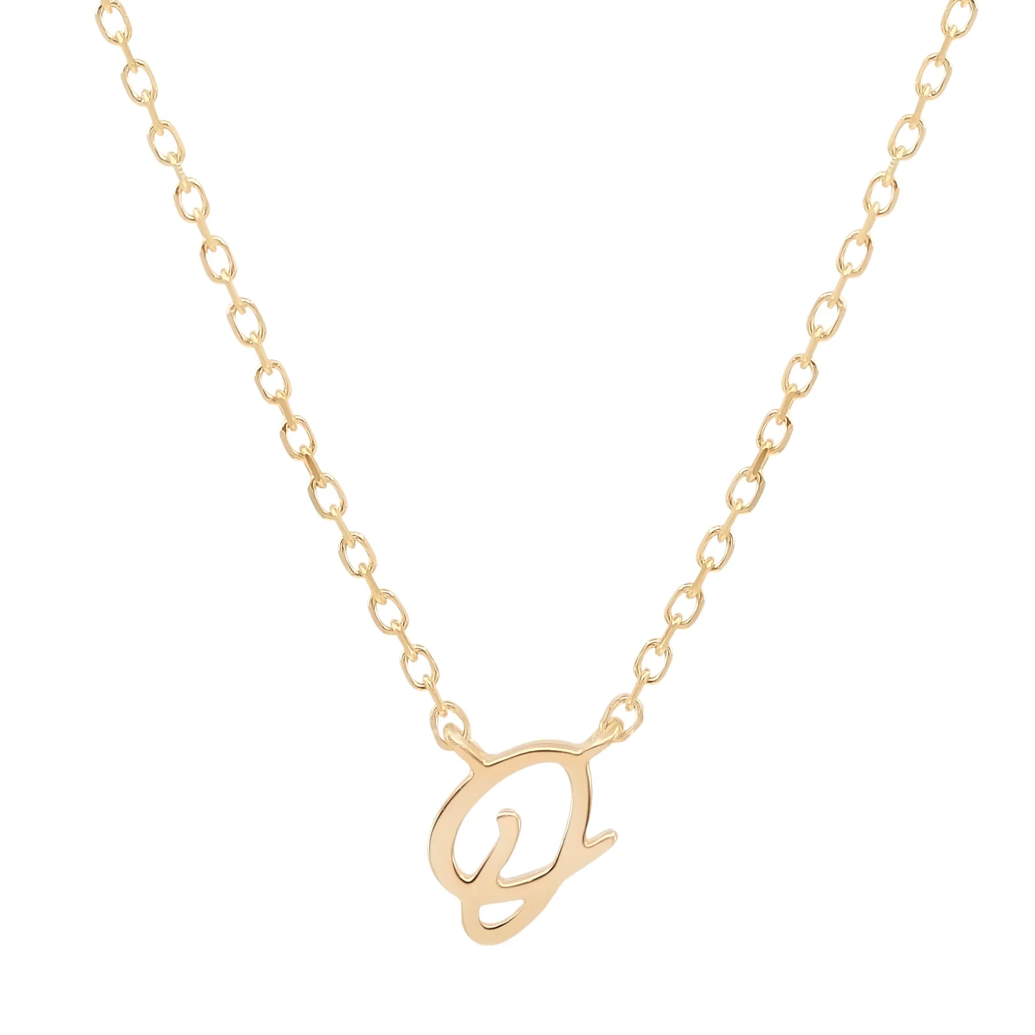 By Charlotte 14k Gold Love Letter Initial Necklace