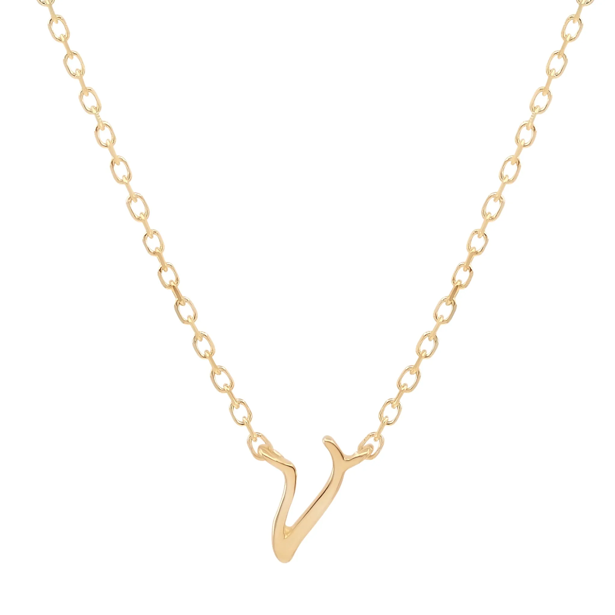 By Charlotte 14k Gold Love Letter Initial Necklace