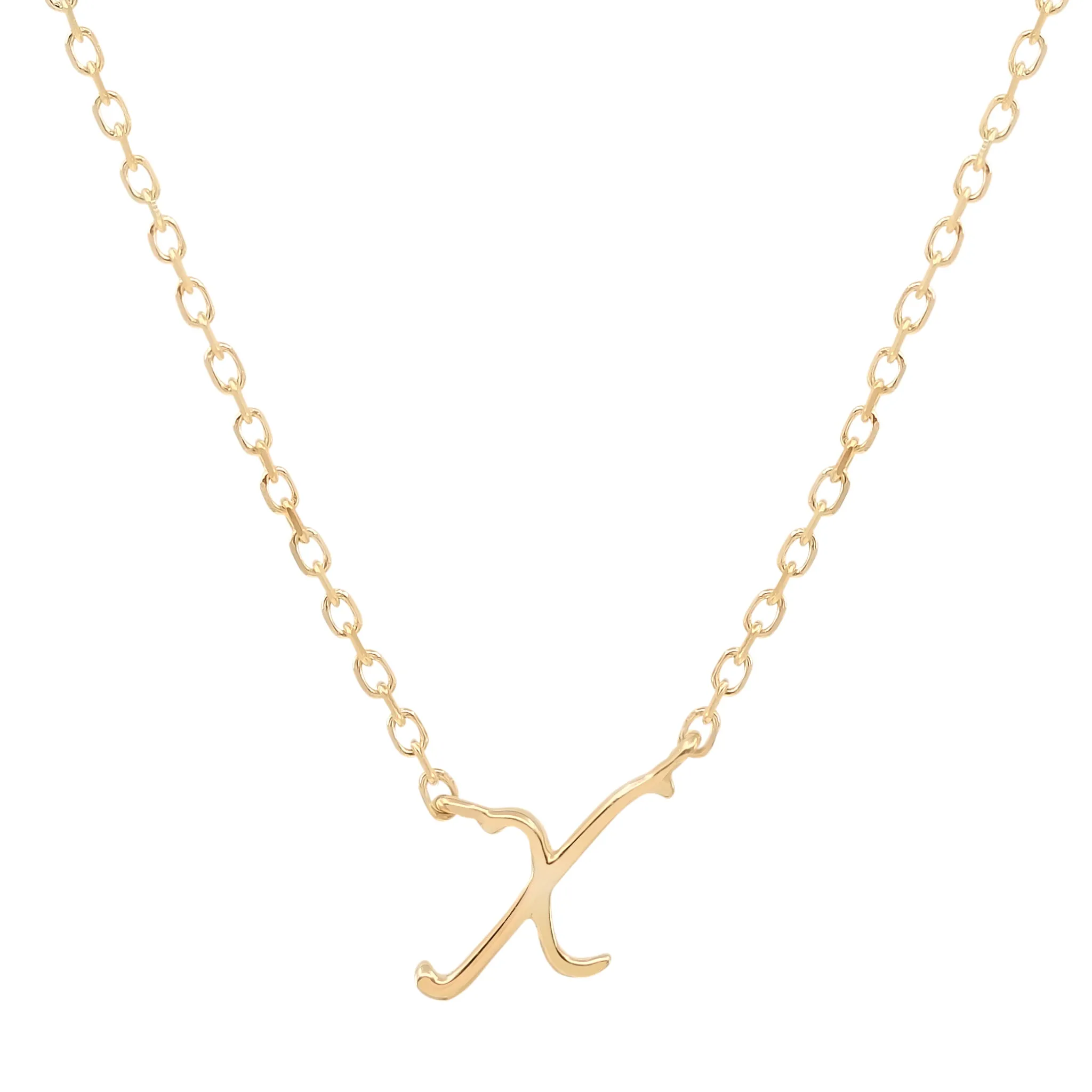 By Charlotte 14k Gold Love Letter Initial Necklace