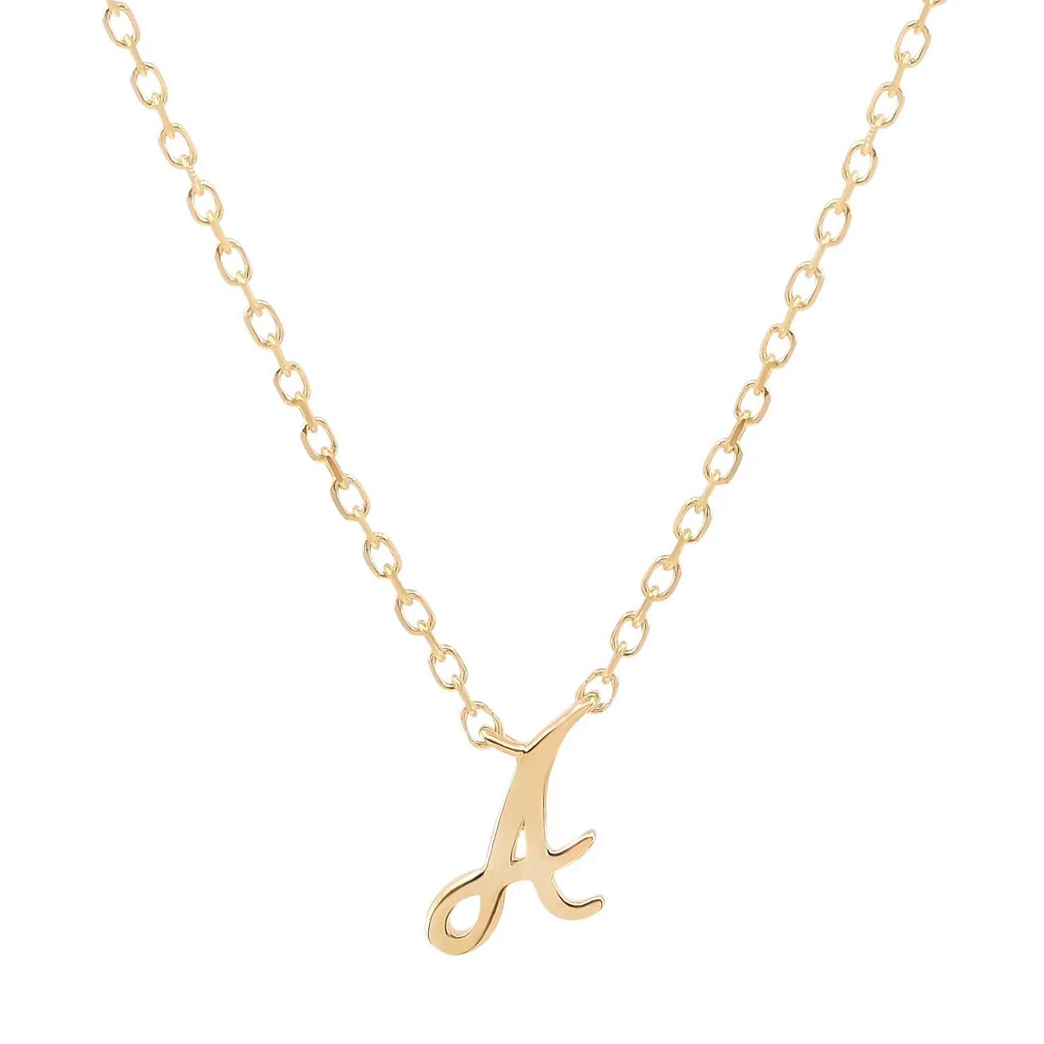 By Charlotte 14k Gold Love Letter Initial Necklace