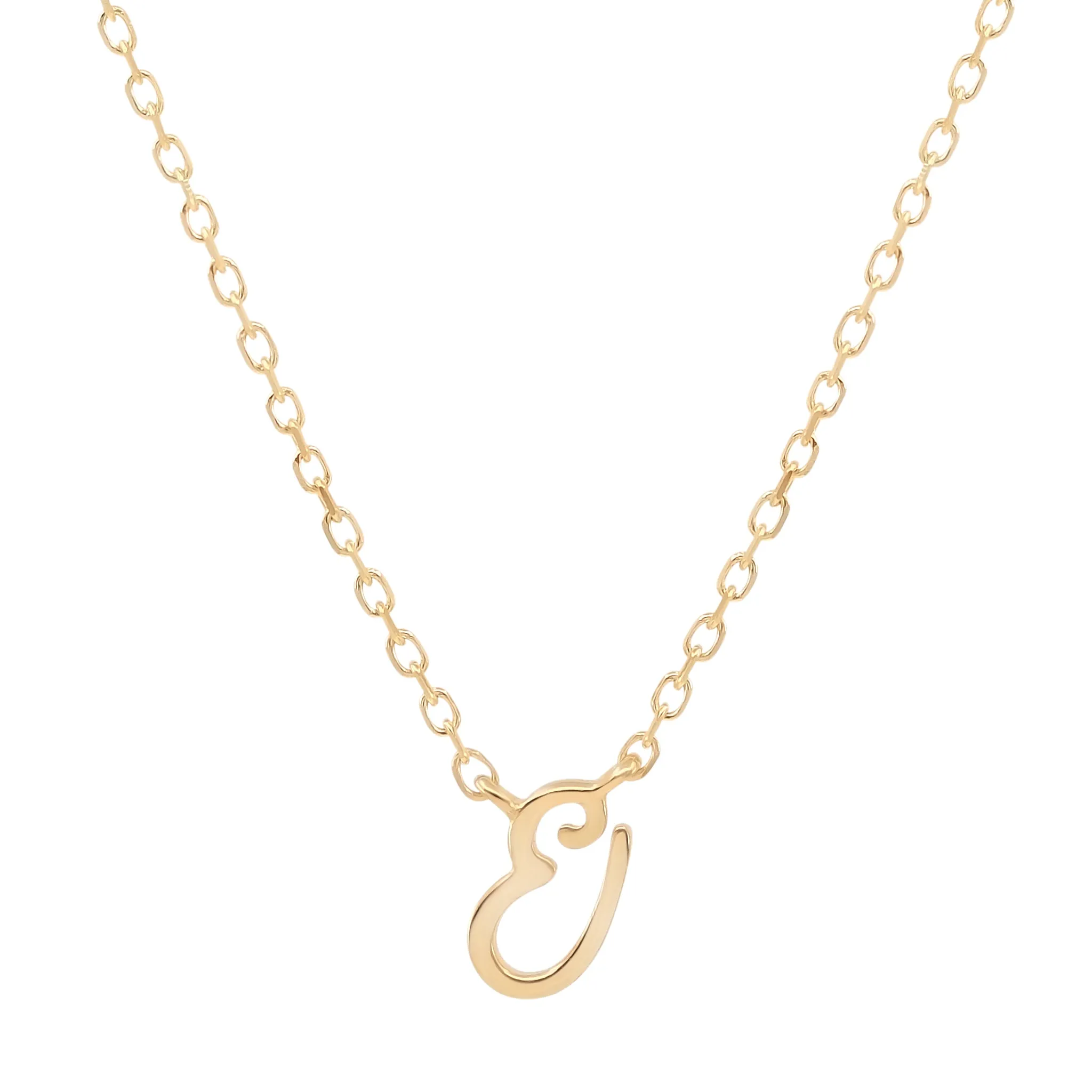 By Charlotte 14k Gold Love Letter Initial Necklace