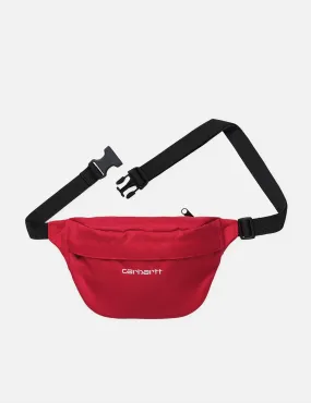 Carhartt-WIP Payton Hip Bag - Etna Red/White