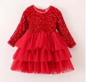 CHRISTMAS SPARKLE TUTU DRESS DRESS