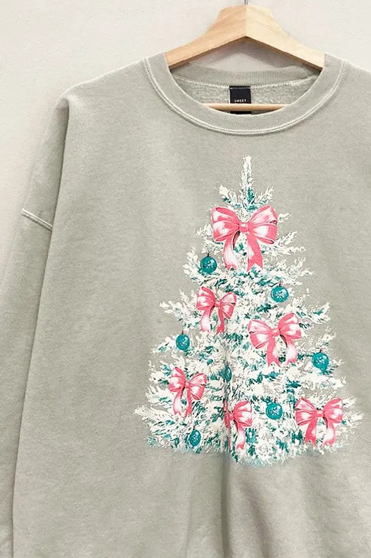 Christmas Tree Sweatshirt S-XL