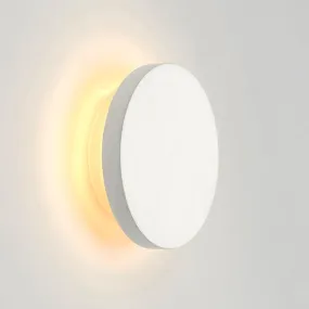 Circular Plaster Wall or Ceiling Light