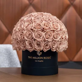 Classic Black Superdome Box | Sand Roses