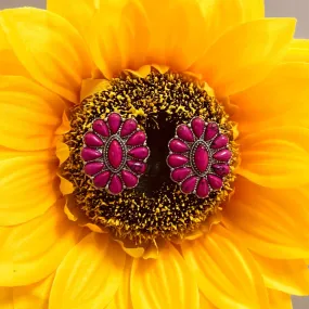 Cooper Leigh Pink Squash Blossom Earrings